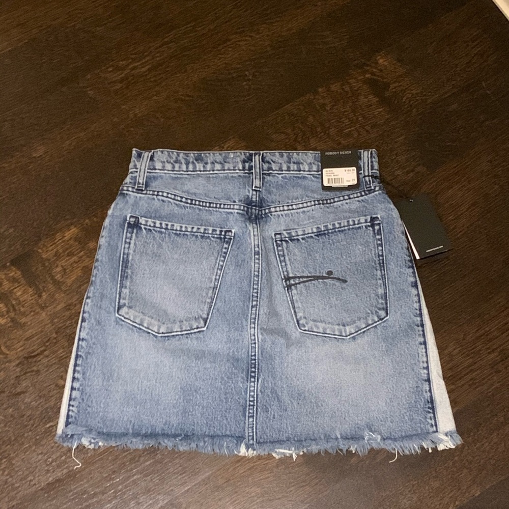 New With Tags Nobody Denim Reverse Panel Skirt - Picture 5 of 6
